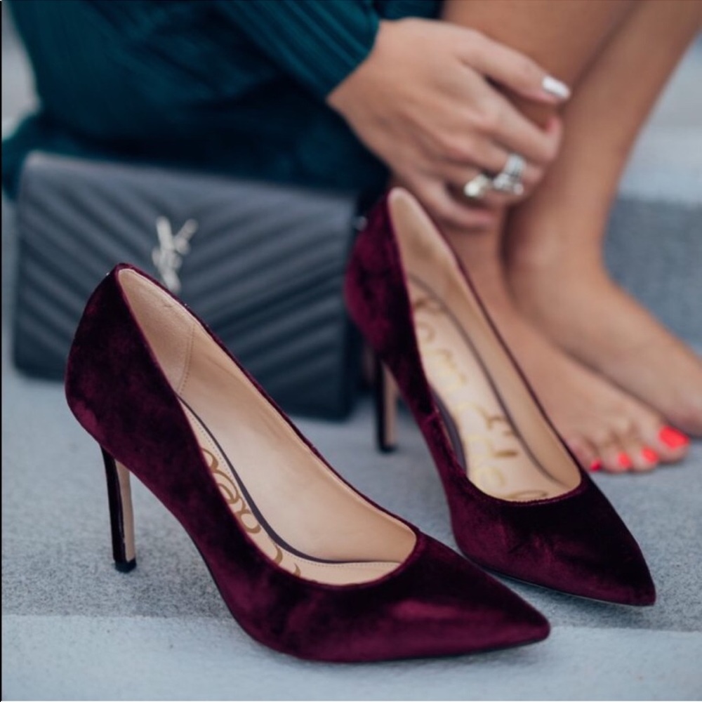 {Sam Edelman} Hazel Pump Burgundy Pump